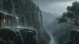 Window Rain and Thunder Sounds ⛈️ Powerful White Noise for Sleep, Focus & Meditation
