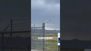 Salt Lake City Plane Spotting Crosswind Landing Delta A321 Atlanta