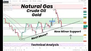 Natural Gas New Minor Support | Gold | Crude Oil | Technical Analysis & Next Move