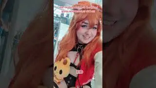 only vtuber fan in the friend group #cosplay #animeconvention #vtuber #buffpup #vtubercosplay
