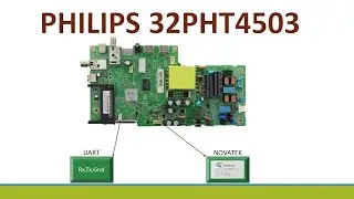 Smart Philips con NOVATEK  Uart, Logo, Backlight