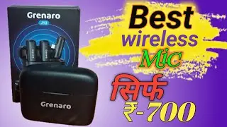 Best Grenaro Wireless Mic Unboxing & Review 🎙️ | Clear Audio Test 🔥₹-700/