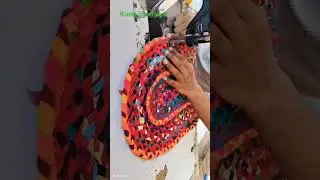 पुरानी साढ़ी से पायदान और चटाई बनाने का नया तरीका #oldclothe Paydan #how to make jute thread at home
