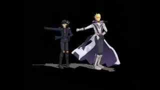Yu-Gi-Oh! 5D's MMD: Kiss Me Aishiteru [Yusei & Jack]