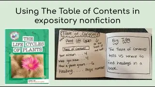 Using the Table of Contents in Expository Nonfiction