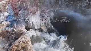 Ice Flood March 2019 - Shell Rock, Iowa