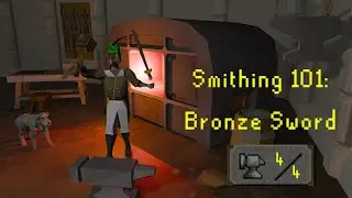 OSRS - How to Smith a Bronze Sword!