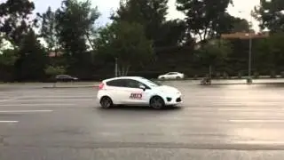 Advanced driving skid pad training