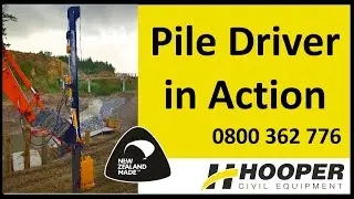 Hooper Pile X 550C Pile Driver video