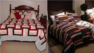 💎Very stylish and elegant quilted patchwork bedsheet and bedspread cover by pop up fashion 🌺