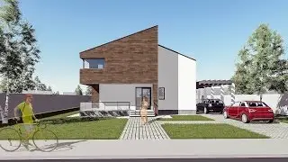 Proiect casa AMELIA | P+M | 3 camere | 159 mp