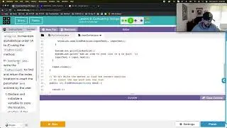 Code.org AP CSA U6L8 Comparing Strings