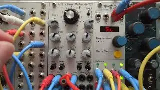 Pinging Doepfer A-121s Stereo Multimode Filter VCF Eurorack Module Demo - HEADPHONES