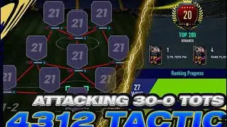 META*ENDGAME* 4-3-1-2 custom tactics and instructions-fifa 21 ultimate team