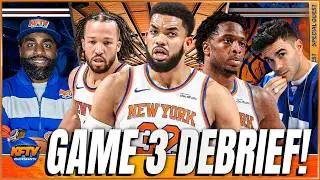 The Knicks Continue To Dominate The East Playoffs | Game 3 Debrief + Knicks All NBA Reactions