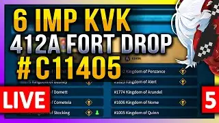 6 Imperium KVK: 412A Fort drop 🔥 LIVE! 🔴 C11405 1412 1875 1647 1892 1823 1606 #5