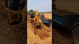 Jcb3dx loding tractor #automobile #jcbvideo #excavator #jcb #jcb3dx #jcbcartoon #bulldozer #shorts