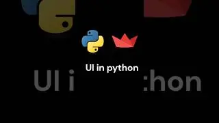 Frontend Meets Backend in Python ⚡