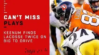 Case Keenum Finds Matt LaCosse Twice on Big TD Drive