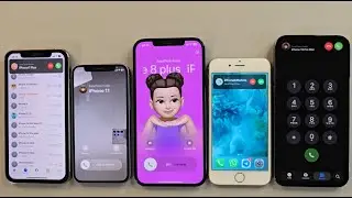 iPhone 16pro iPhone 12m iPhone 12Pm iPhone 6S iPhone 14Pm Incoming call FaceTime Outgoing call