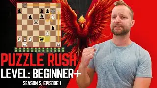 Chess tactics are free Elo. Puzzle Rush season 5 episode 1