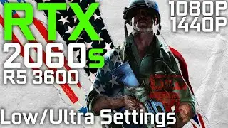 Call of Duty: Black Ops Cold War | RTX 2060 Super + Ryzen 5 3600 | Low vs. Ultra | 1080p 1440p