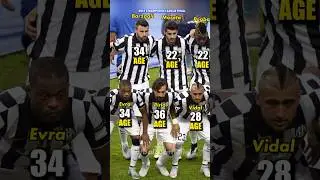 Juventus squad Barcelona Final Champions League 2015🔥How Old Was It🤔#footballshorts #juve #pirlo