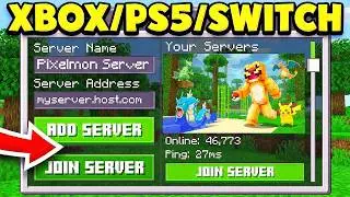 How To Join ANY Server On Minecraft Bedrock PS5, Xbox & Switch! (Working 2026)