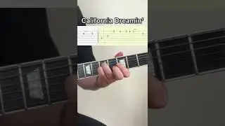 California Dreamin' Guitar + Tabs #guitar #guitarcover #guitartabs #guitarist #guitartutorial