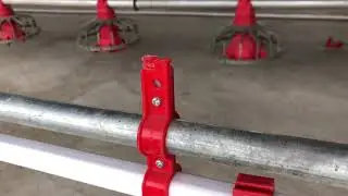 Poultry Water Management System | Poultry Farm Nipple and feed line Setup