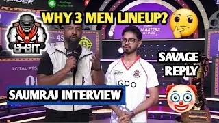 SAUMRAJ SAVAGE INTERVIEW 😎 | 8BIT WHY 3 MEN ?🤔