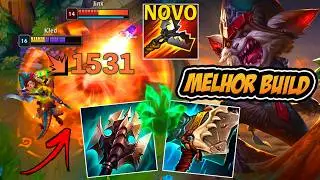 REWORK DO KLED COM A MELHOR BUILD E RUNA BRUISER DO PATCH
