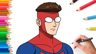 How to draw Spiderman Invincible variant | easy step by step Tutorial 