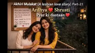 Akhiri Mulakat (A lesbian love story)//Part-21//Ardhya ❤️😊 Shrusti// #gllovestory