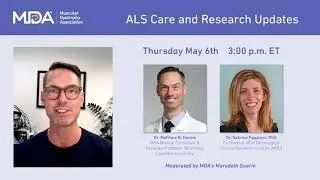 MDA Facebook Live Event: Care and Research Updates on #ALS, Today - Dr. Harms