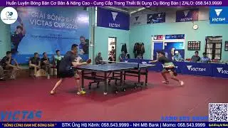 Ho&agrave;ng Chốp B&oacute;ng B&agrave;n vs Trần Mạnh Hưng | V&ograve;ng 16 Giải B&oacute;ng B&agrave;n Đơn Hạng ABC Victas Cup 2025
