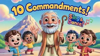 Moses Brings God's Ten Commandments | Sing & Learn!
