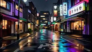 lofi beats to relax &ndash; Tokyo streets night vibes