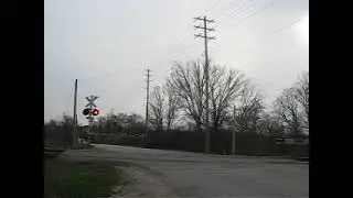 274 CN Train w BNSF as Engine 2 at Lower Base Rd in Milton Ontario