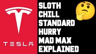 Tesla: как переключать профили скорости FSD: лень, расслабление, стандарт, спешка и безумный Макс...