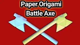 how make origami paper battle axe#sorts #papertoys #crafts