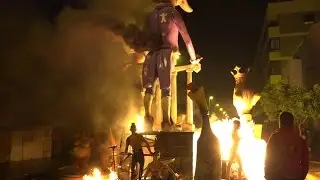 Cremà Falla Divendres 2016 en Massanassa