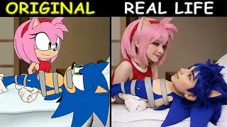 AMY.EXE want to kill Sonic!!! EP3 | The Sonic Tapes Animation | Original vs Plush Toys