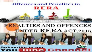 Penalties and Offences under RERA - Real Estate Regulation and Development Act | RERA - Part 3