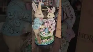 Just in comes The NEW 2024 Easter 🐰 Bunny Couple By Jim Shore #easter2024 #easterdecor #jimshore