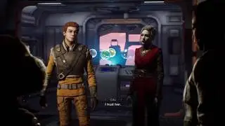 STAR WARS Jedi: Fallen Order Merrin Meets the Crew of the Stinger Mantis Cutscene