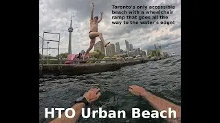 Swim at HTO Urban Beach, Toronto's only accessible beach