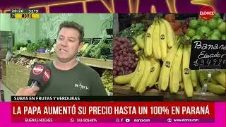 La papa aumentó su precio hasta un 100% en Paraná
