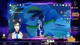 Anspringen... Yelan toucht Delfin...hmm... | #oojadewolfoo auf #Twitch #Genshin #GenshinImpact