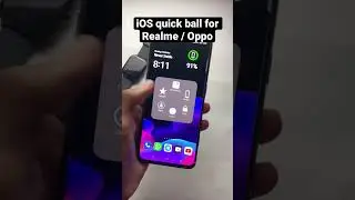 iOS quick Ball for Realme / Oppo 🔥#shorts